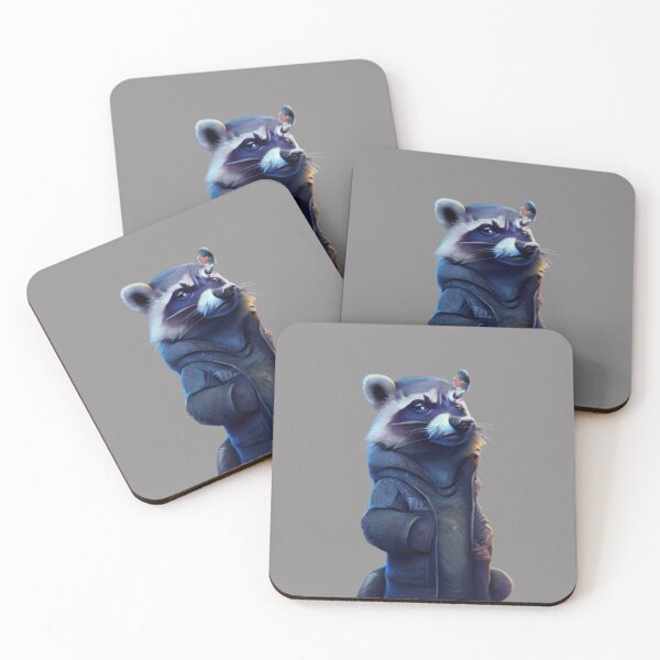 Item preview, Dreamy Raccoon Stargaze designed and sold by positivVibesArt.