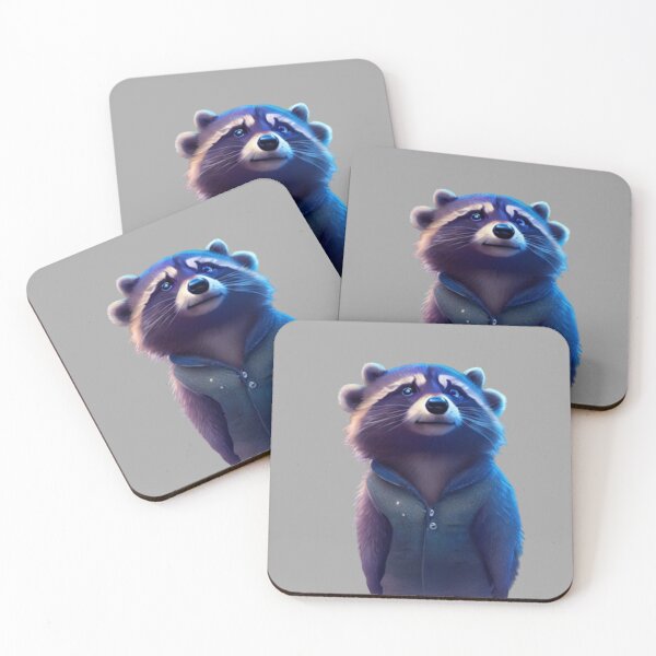 Item preview, Dreamy Raccoon Stargaze - II designed and sold by positivVibesArt.
