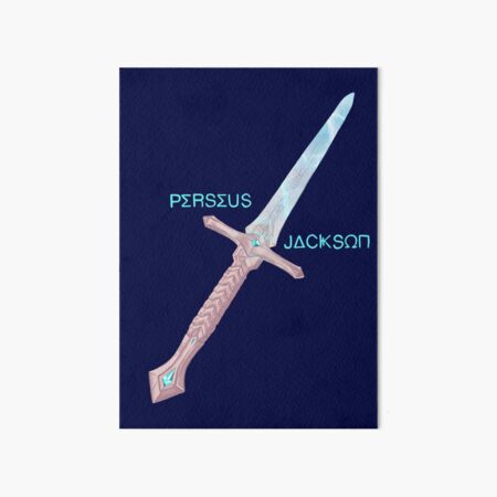 Anaklusmos AKA Riptide AKA percy jackson sword Art Board Print for Sale by  SimplyHilarious