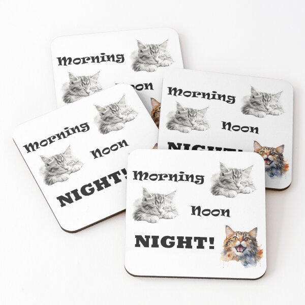 Item preview, Morning, Noon and Night Cat designed and sold by Marvel Selke.