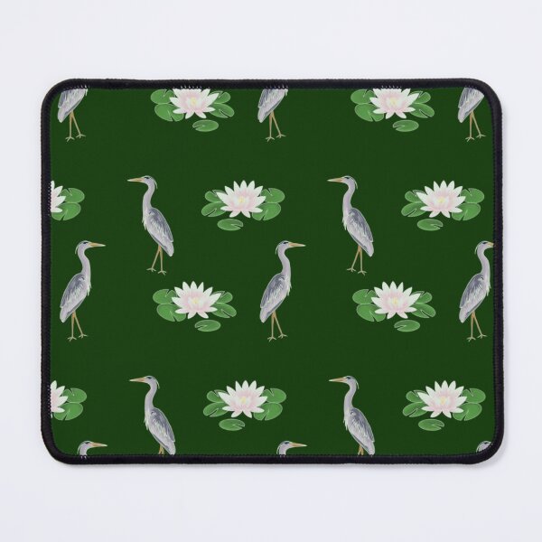 Item preview, Lotus Gray Bird pattern designed and sold by Iv-makes-art.