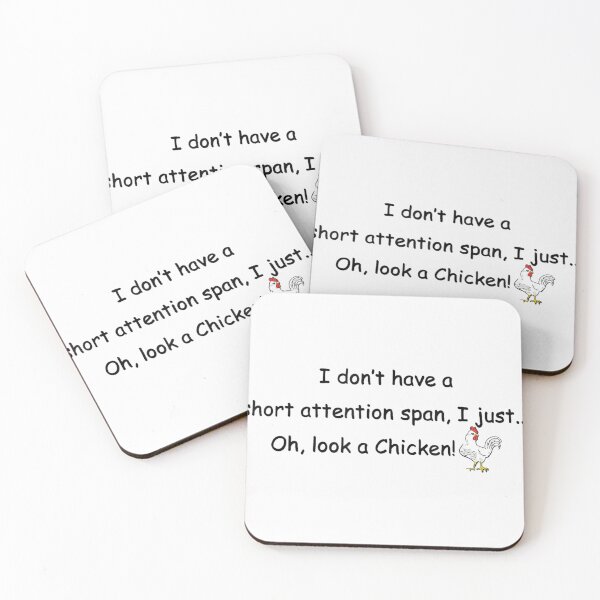 Item preview, Short Attention Span Chicken  designed and sold by BryanBencomo.