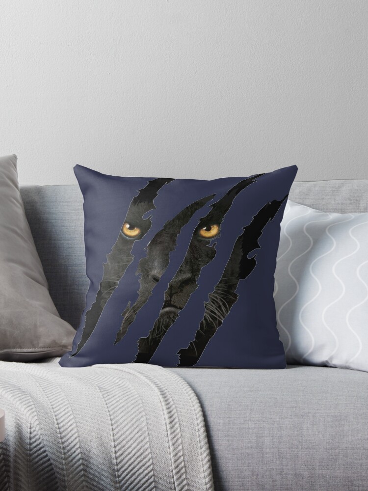 Black panther throw store pillow