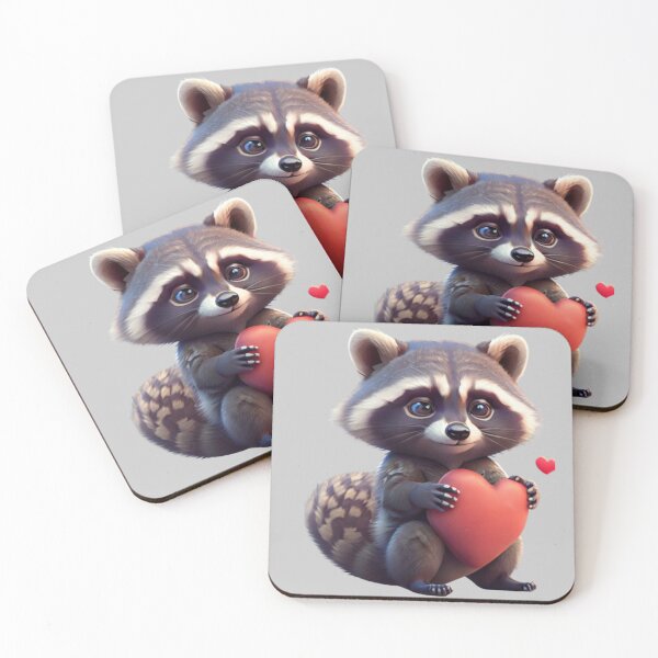 Item preview, Curious Raccoon Charm - II designed and sold by positivVibesArt.