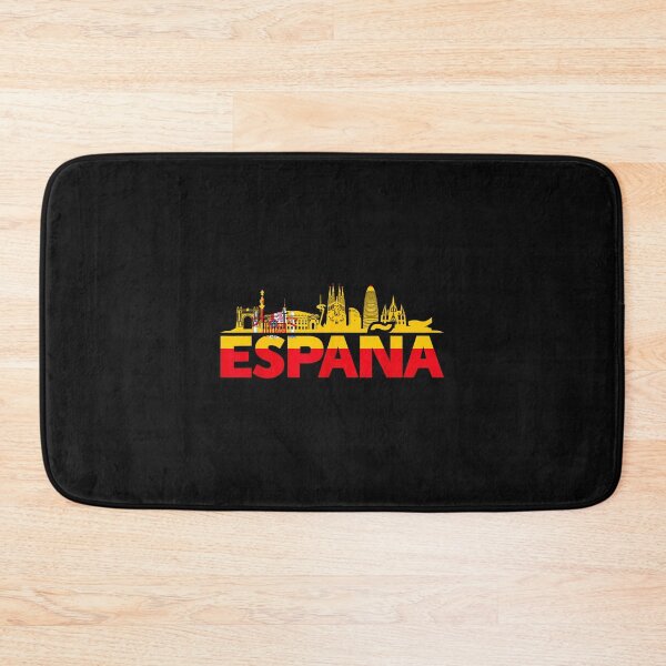 Item preview, Spanish Flag Espana Spain City Skyline  designed and sold by EddieVana.