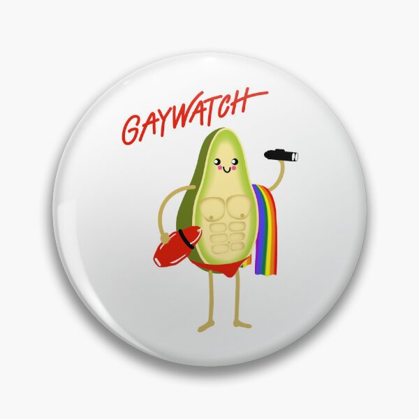 Item preview, Avocado Gaywatch Beach Boy Life Guard designed and sold by HsiuSlayton.