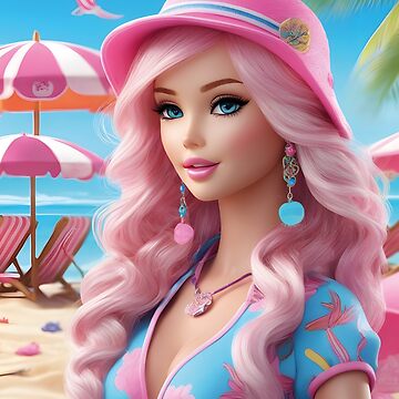 Barbie Plage (Rose) Barbie