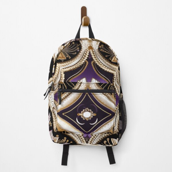Item preview, Colorful fantasy pattern black white gold copper purple ornament mesh designed and sold by G-M-Designs.