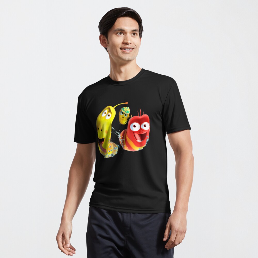 Série Animação Homens Camiseta Larva Desenhos Animados Crewneck