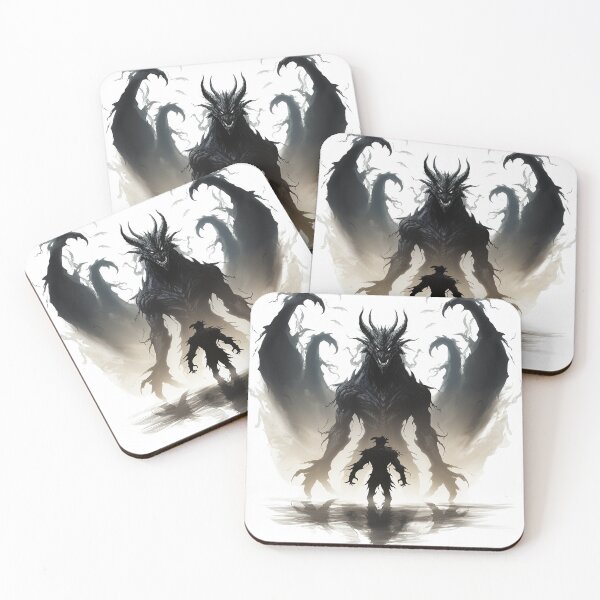 Item preview, Eclipse of the Soul: Enigmatic Humanoid Shadow Dragon designed and sold by Christian Weiss.