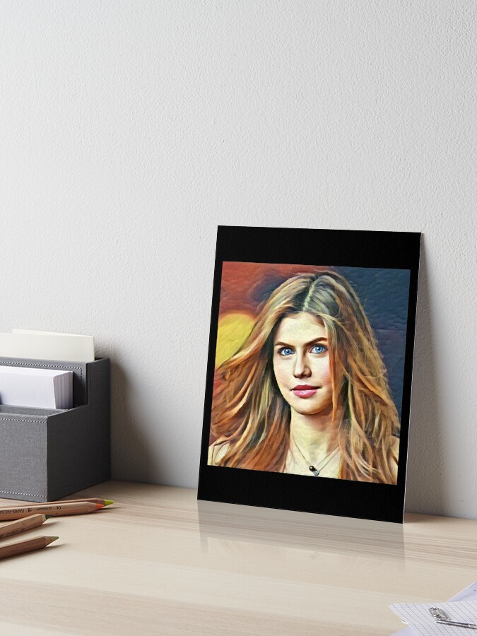 Portrait of Alexandra Daddario Sticker for Sale by Rockberry