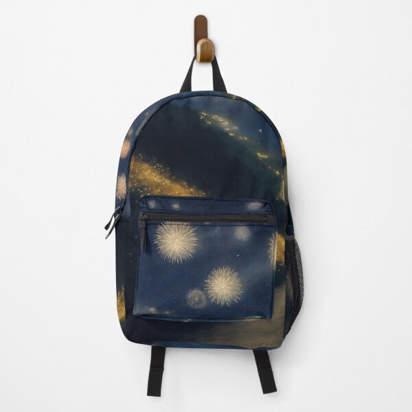 Item preview, Celestial Fireworks: Van Gogh-Inspired Night Sky with Sparkling Lights designed and sold by RedArtG09.