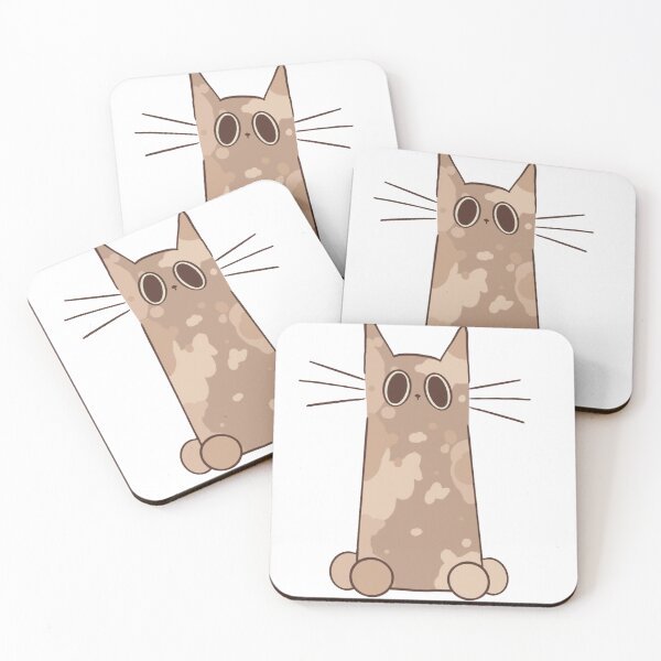 Item preview, Drawing of a Tan cat sitting  designed and sold by GhostlyGoat101.