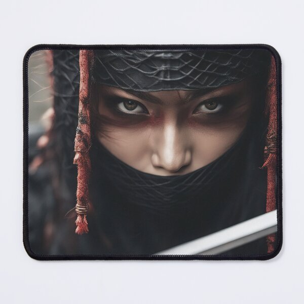 Item preview, Badass japanese kunoichi ninja shinobi designed and sold by RK - Shop.
