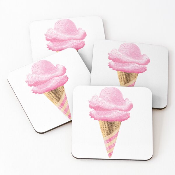 Item preview, ice cream, flag, America flag, pink, cone, designed and sold by mintdiamond21.