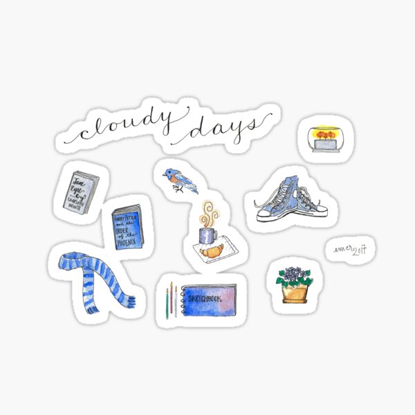 Item preview, Cloudy Days designed and sold by Emma Mildred Cowell.
