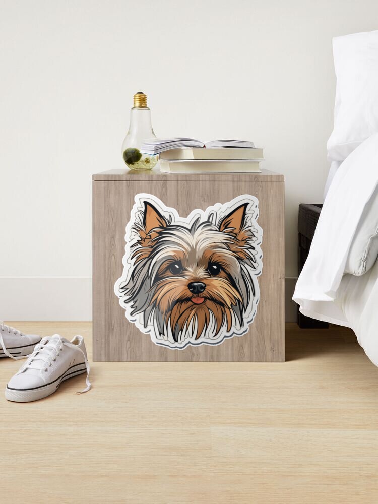 The Stupell Home Decor Collection Orange Yorkie Puppy Dog Fashion Purse  Accessories by Ziwei Li Floater Frame Animal Wall Art Print 31 in. x 25 in.  am-104_ffg_24x30 - The Home Depot