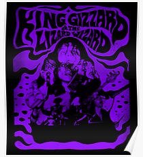 Purple King Gizzard & amp; The Lizard Wizard Poster