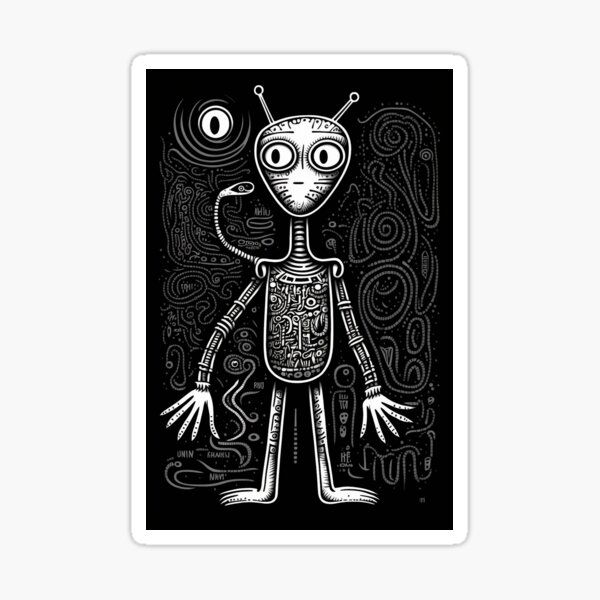 Alien Sticker