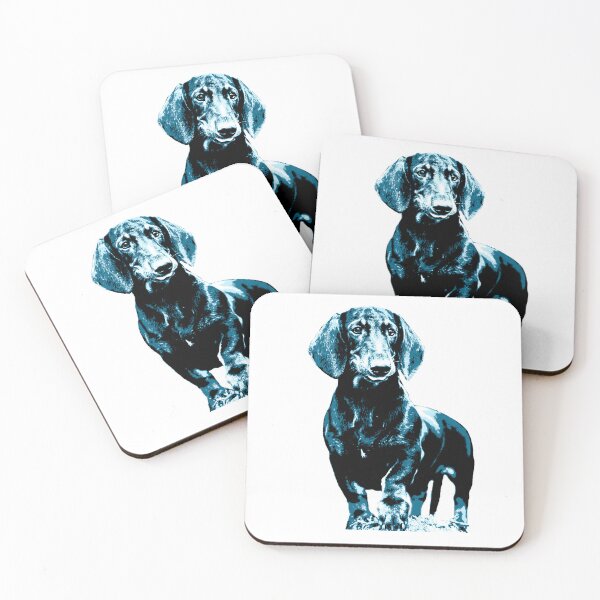 Item preview, Modern dachshund design designed and sold by KlaudiDesignArt.