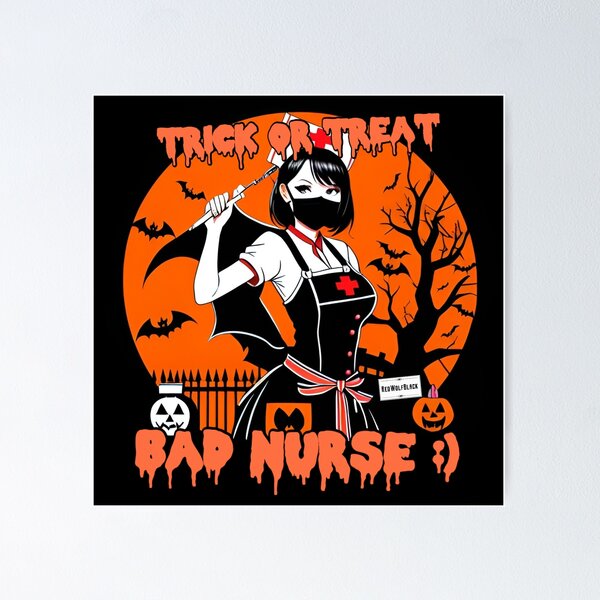 Item preview, Halloweenr nurse a32 designed and sold by RedWolfDisigne.