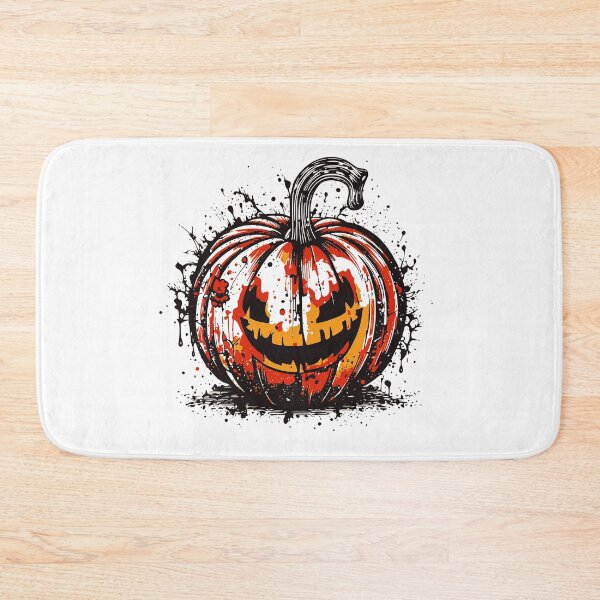 Item preview, Laughing Fright: Black, Red, and Orange Halloween Pumpkin designed and sold by Dreamspiration.