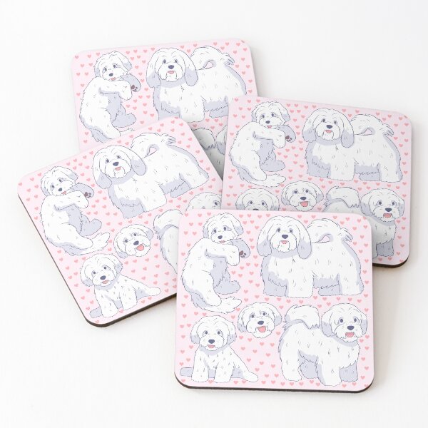 Item preview, Cute havanese dog pattern  designed and sold by Yaragold.