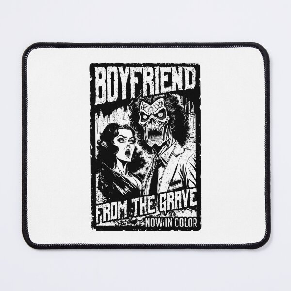 Item preview, Retro Horror Movie Poster Funny Zombie Boyfriend Halloween designed and sold by GrandeDuc.