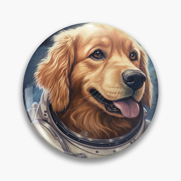 Item preview, Introducing 'Stellar Paws': Golden Retriever's Galactic Adventure Beyond the Stars designed and sold by Christian Weiss.