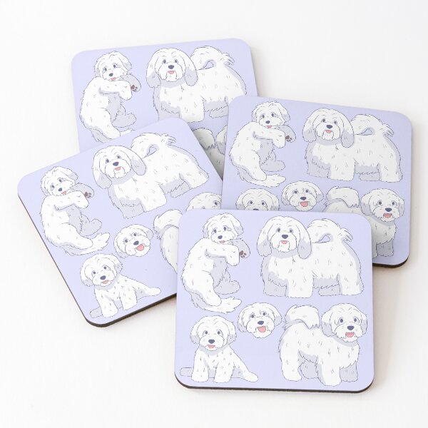 Item preview, Cute havanese dog pattern  designed and sold by Yaragold.