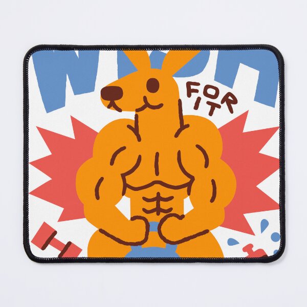Item preview, Kangaroo and Quote illustration designed and sold by monkik.