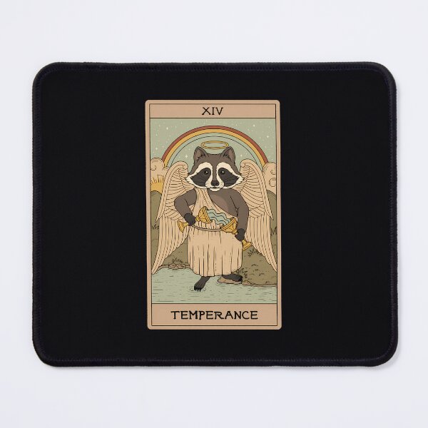 Item preview, Temperance - Raccoons Tarot designed and sold by doaaalmppfd89.
