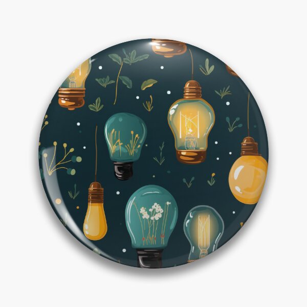 Item preview, Light Bulb Lamp Chance Prop Cute Tile - Whimsical Home Decor Accent designed and sold by nookotto.