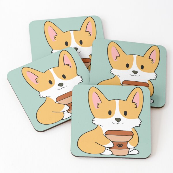 Item preview, coffee corgi designed and sold by AnshSavard.
