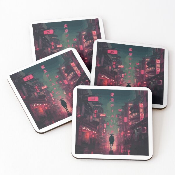 Item preview, Dystopia of Tokyo City, Vintage and futuristic designed and sold by DotLineStory.