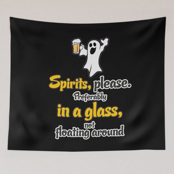 Item preview, Ghost drinking Booze slogan designed and sold by niks1351.