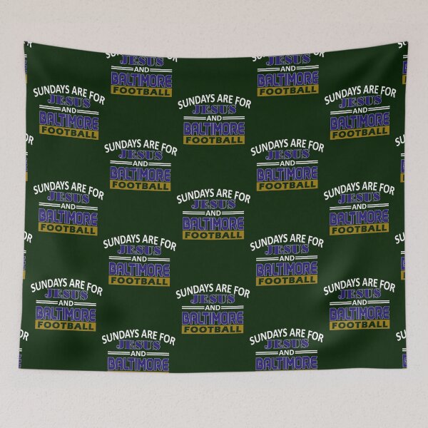 Item preview, Baltimore Pro Football And Jesus on Sundays designed and sold by andrewbrians.