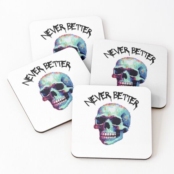 Item preview, Never Better Skull designed and sold by Yana Grech.