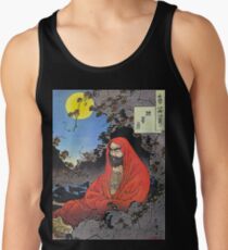 Daruma - The Moon Through a Crumbling Window | By: Tsukioka Yoshitoshi Men's Tank Top