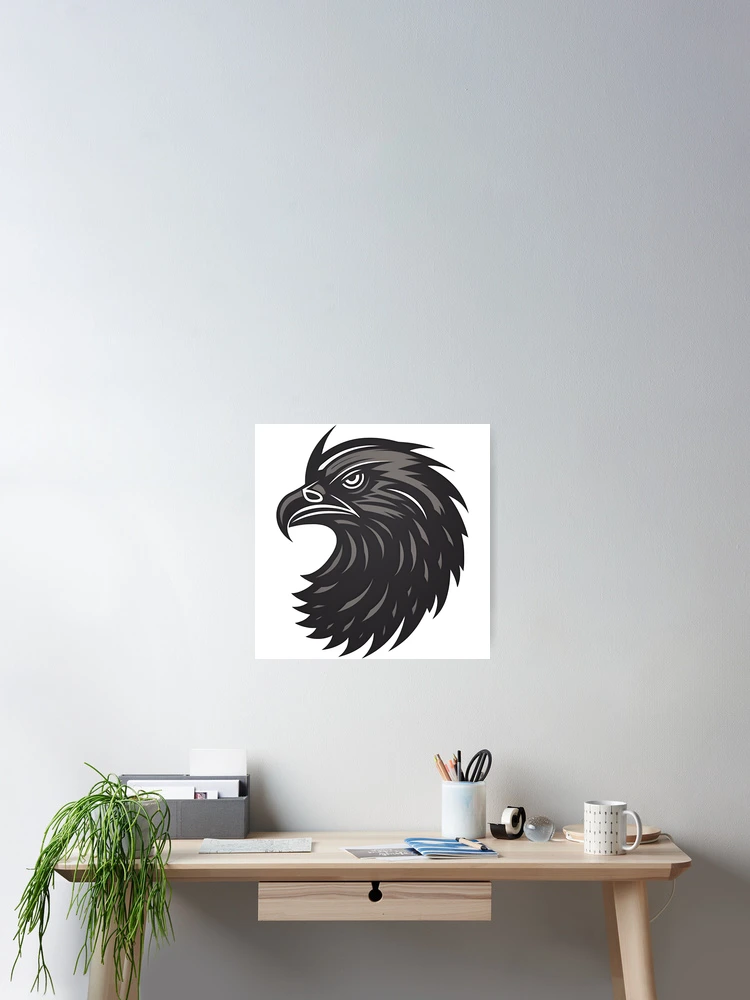Thumbnail 2 of 3, Poster, eagles head designed and sold by Ruddean21.