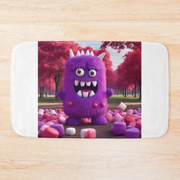 Item preview, Purple Monster with Marshmallows designed and sold by Everythingstakn.