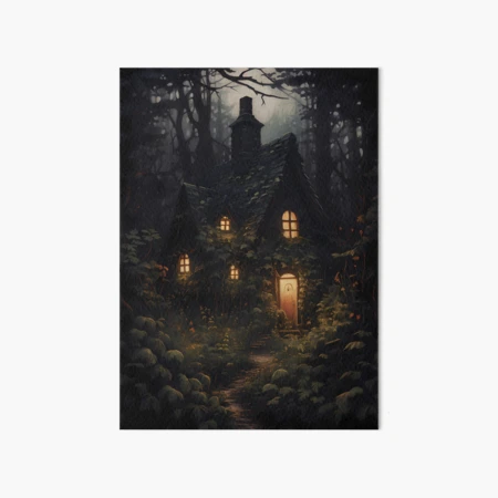 Fairycore cottage dark academia gothic cottagecore decor Art Board Print  for Sale by Mehak Khan