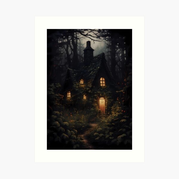 Fairycore cottage dark academia gothic cottagecore decor Poster for Sale  by Mehak Khan