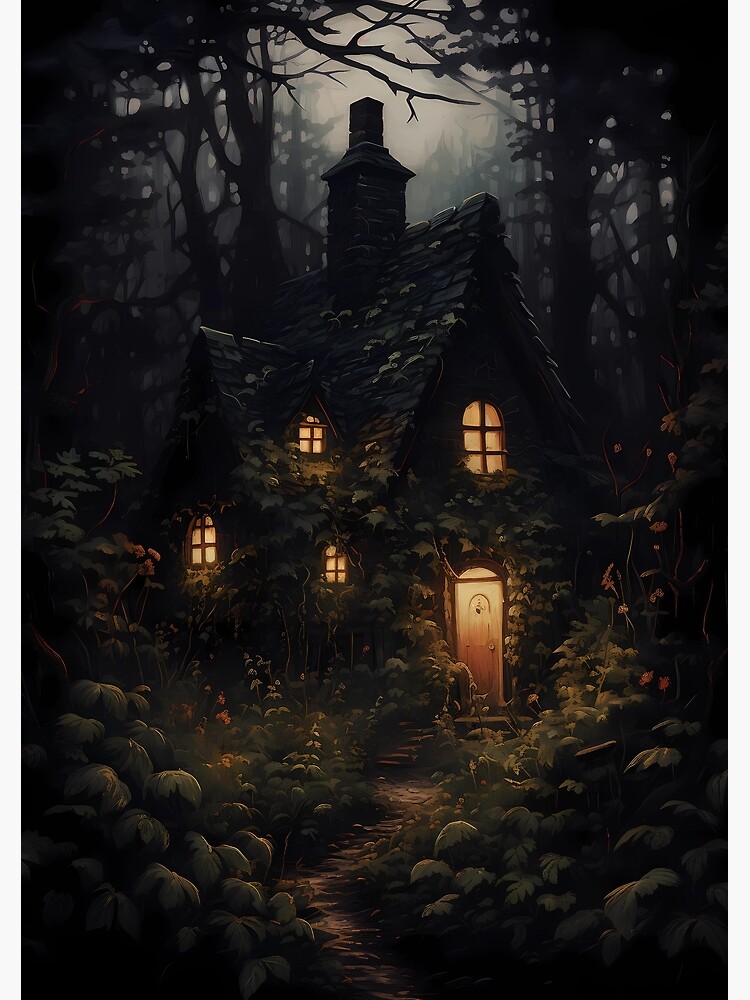 Fairycore cottage dark academia gothic cottagecore decor Greeting Card for  Sale by Mehak Khan