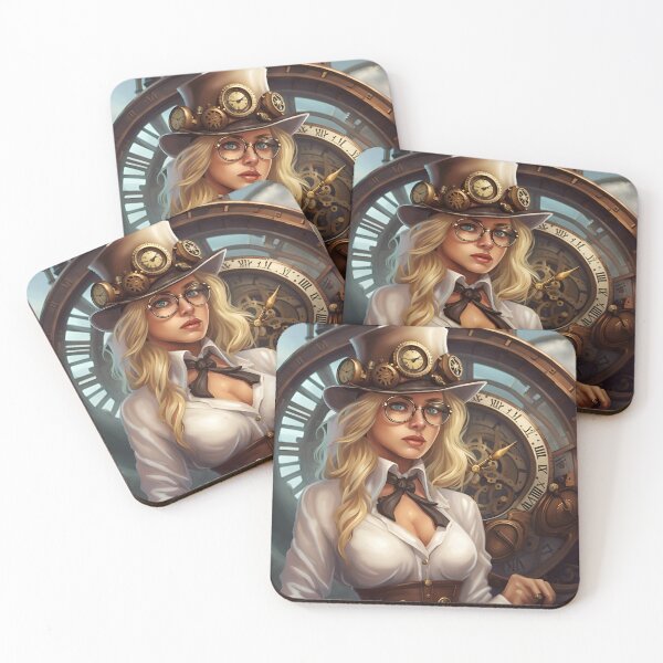 Aperçu de l'œuvre Steampunk femme blonde créée et vendue par Dani-68.