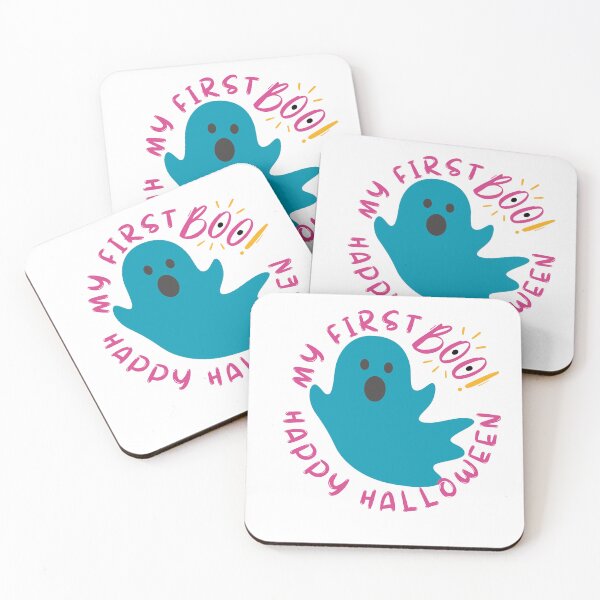 Item preview, First boo funny cute baby ghost halloween designed and sold by Azrou shop.
