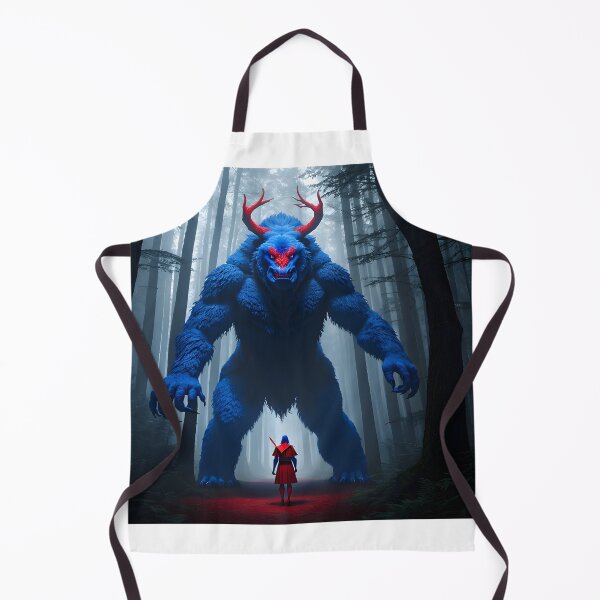 Item preview, Blue Monster in a Forest designed and sold by Everythingstakn.