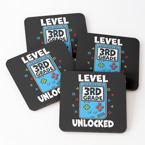 Item preview, 3rd Grade Level Unlocked Boys Kids Back To School Video Games designed and sold by 1Designology1.