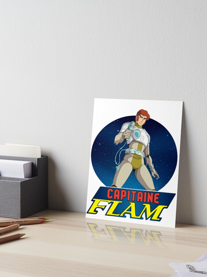 Capitaine Flam (Captain Future) classic t Art Print for Sale by  BoutiquePassio