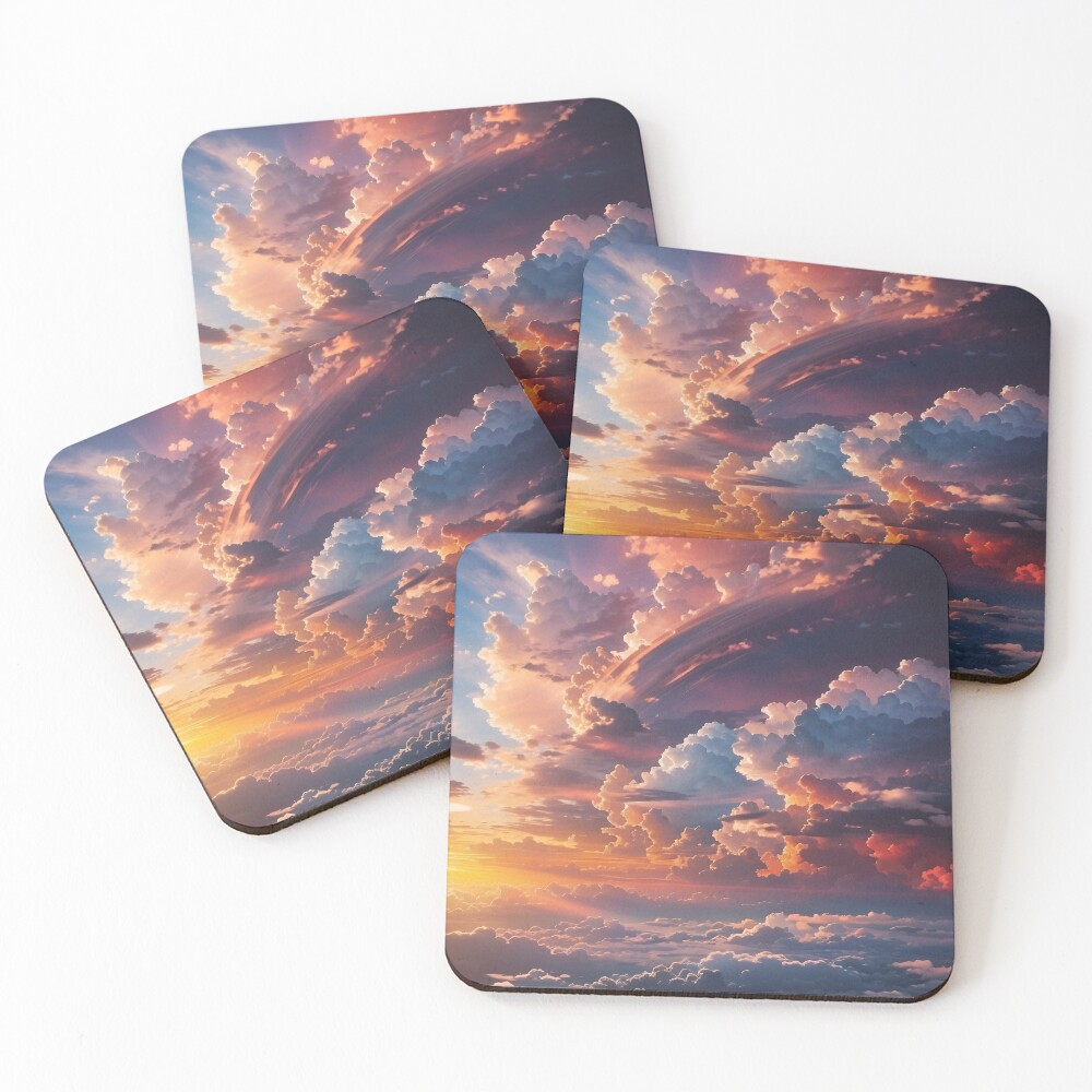 Item preview, Coasters (Set of 4) designed and sold by ROKANDESIGNART.